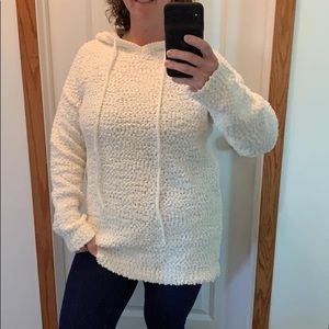 Ivory Popcorn Hoodie